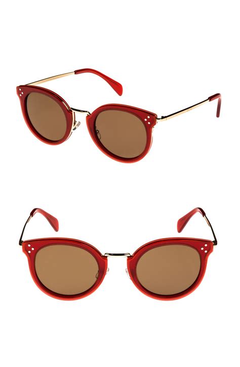 celine 49mm round sunglasses|celine sunglasses nordstrom.